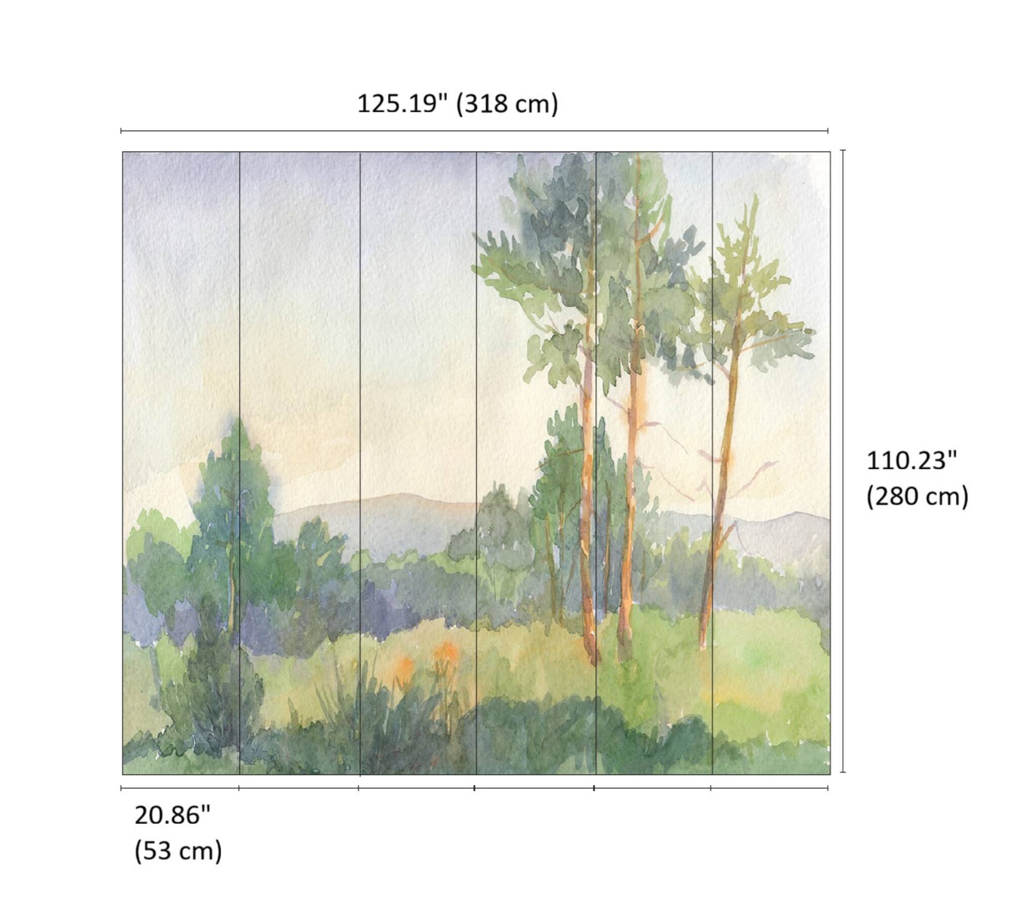 Designs Direct Sunlit Horizon Wall Mural